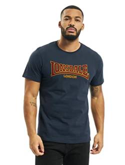 Lonsdale Herren Langarmshirt T-Shirt Classic Slimfit, Königsblau, XXL von Lonsdale