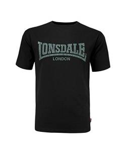 Lonsdale Herren Langarmshirt T-Shirt Trägerhemd Logo Kai schwarz (Schwarz) X-Large von Lonsdale