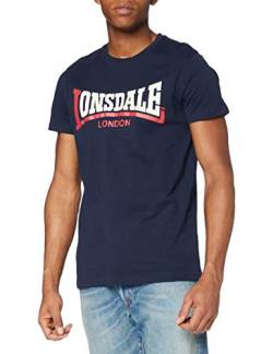 Lonsdale Herren Langarmshirt T-shirt Trägerhemd Two Tone blau (marineblau) XX-Large von Lonsdale