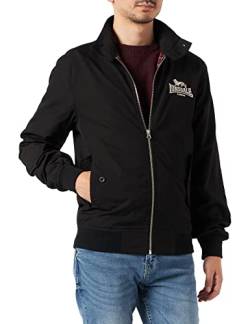 Lonsdale Herren Slim Fit Harrington Jacke, Schwarz, L EU von Lonsdale