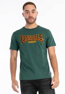 Lonsdale Herren T-Shirt Classic, Größe:M, Farbe:Bottle Green von Lonsdale