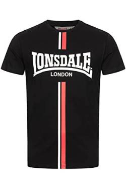 Lonsdale Herren T-Shirt Normale Passform ALTANDHU Black/White/Red M 117350 von Lonsdale