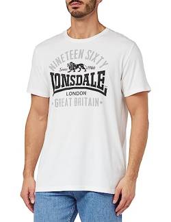 Lonsdale Herren T-Shirt Normale Passform KILCHOAN Black/Red/White XXL 117347 von Lonsdale