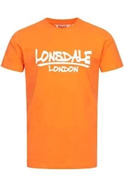 Lonsdale Herren T-Shirt Normale Passform TOSCAIG Orange/White XXL 117389 von Lonsdale