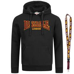 Lonsdale Hoodie - Sweatshirt - Pullover - Limited Schluesselband (Classic Black, XXL) von Lonsdale