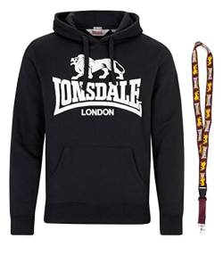 Lonsdale Hoodie - Sweatshirt - Pullover - Limited Schluesselband (Go Sport Black, S) von Lonsdale