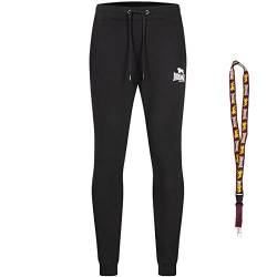 Lonsdale Hose - Jogginghose - Trainingshose - Sporthose - Limited Schluesselband (Pilsdon Black, M) von Lonsdale