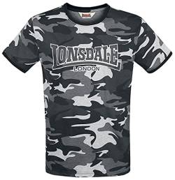 Lonsdale London Herren T-Shirts Cobbett grau M von Lonsdale