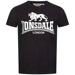 Lonsdale London Parson Herren T-Shirt T-Shirt Tank Top Black/White/Charcoal, Größe:XXL von Lonsdale