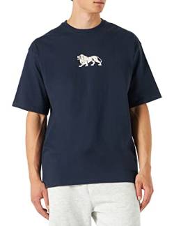 Lonsdale Men's SARCLET T-Shirt, Navy/Ecru, XL von Lonsdale