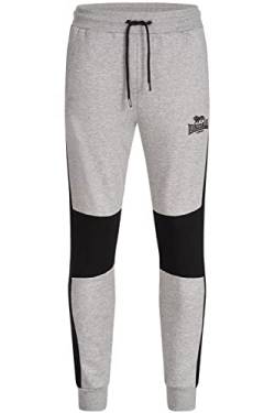 Lonsdale Men's SMERRAL Sweatpants, Marl Grey/Black, XXL von Lonsdale