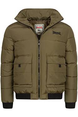 Lonsdale Men's TAYPORT Winterjacke, Olive/Black, S von Lonsdale