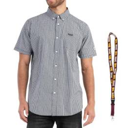 Lonsdale Poloshirt - Polohemd - Herren Hemd - Kurzarm Shirt - Limited Schluesselband (Brixworth Black White, 3XL) von Lonsdale