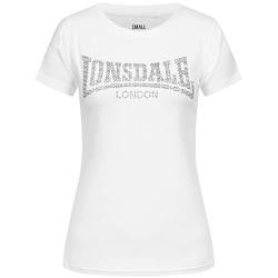 Lonsdale Women's BEKAN T-Shirt, White/Black, S von Lonsdale