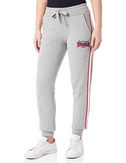 Lonsdale Women's KEEREEN Jogginghose, Marl Grey/Navy/Red, S von Lonsdale