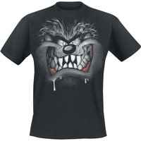 Looney Tunes T-Shirt - Taz - S - für Männer - Größe S - schwarz  - Lizenzierter Fanartikel von Looney Tunes