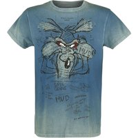 Looney Tunes T-Shirt - Wile E. Coyote - Inner Thoughts - S bis XL - für Männer - Größe S - türkis  - EMP exklusives Merchandise! von Looney Tunes