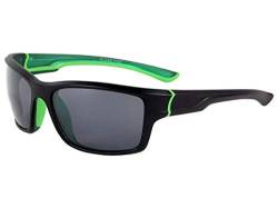 Loox Sonnenbrille Arles Sportbrille Fliegerbrille Damen Herren Polycarbonat Unisex - stabiles Gestell, grün von Loox