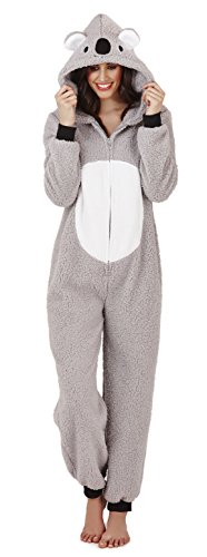 LD Outlet Damen Jumpsuit Grau grau - Koala L von Lora Dora