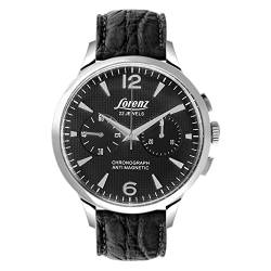 Lorenz Herren Analog Quarz Uhr mit Leder Armband 030159BB von Lorenz