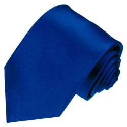 Lorenzo Cana - Blaue Marken Krawatte aus 100% Seide - blaue Satinkrawatte - 84319 von Lorenzo Cana