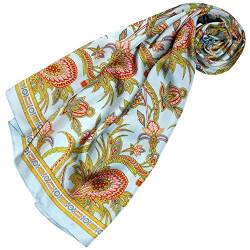 Lorenzo Cana Designer Seidentuch 100% Seide Tuch Halstuch Damentuch mehrfarbig bedruckt 90 x 90 cm Markentuch 8916177 von Lorenzo Cana