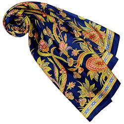 Lorenzo Cana Designer Seidentuch 100% Seide Tuch Halstuch Damentuch mehrfarbig bedruckt 90 x 90 cm Markentuch 8916477 von Lorenzo Cana