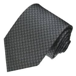 Lorenzo Cana - Marken Krawatte aus 100% Seide - Grau Silber Schlips Markenqualität Silk Neck Tie - 84248 von Lorenzo Cana