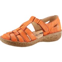 Sieh an! Damen Klettschuh orange von Loretta