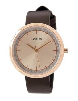 Lorus Damen Analog Quarz Uhr mit Leder Armband RG246WX9 von Lorus