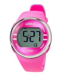 Lorus Damen Digital Quarz Uhr mit Silicone Armband R2343NX9 von Lorus