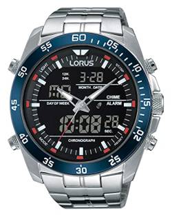 Lorus Herren Analog-Digital Quarz Uhr mit Metall Armband RW623AX5 von Lorus