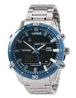 Lorus Herren Analog-Digital Quarz Uhr mit Metall Armband RW647AX9 von Lorus