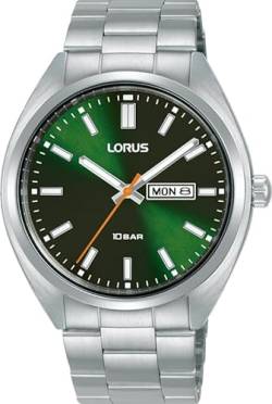 Lorus Herren Analog Quarz Uhr mit Edelstahl Armband RH367AX9 von Lorus