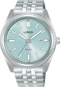 Lorus Herren Analog Quarz Uhr mit Edelstahl Armband RH969QX9 von Lorus
