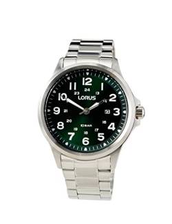 Lorus Herren Analog Quarz Uhr mit Metall Armband RH995NX9 von Lorus