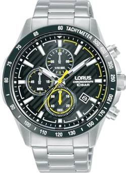 Lorus Herren Analog Quarz Uhr mit Metall Armband RM397HX9 von Lorus