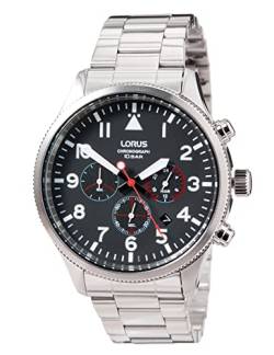 Lorus Herren Analog Quarz Uhr mit Metall Armband RT363JX9 von Lorus