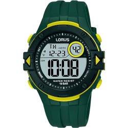 Lorus Herren Digital Quarz Uhr mit Silikon Armband R2327PX9 von Lorus