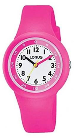 Lorus Kids Mädchen-Uhr Edelstahl und Kunststoff mit Silikonband RRX07FX9 von Lorus