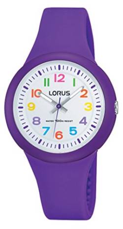 Lorus Kids Mädchen-Uhr Edelstahl und Kunststoff mit Silikonband RRX47EX9 von Lorus