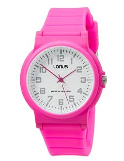 Lorus Mädchen Analog Quarz Uhr mit Silicone Armband RRX43GX9 von Lorus