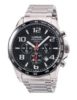 Lorus Sport Herren-Uhr Chronograph Edelstahl mit Metallband RT351CX9 von Lorus