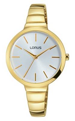 Lorus Watches Damen Analog Quarz Uhr mit Edelstahl beschichtet Armband RG216LX9 von Lorus