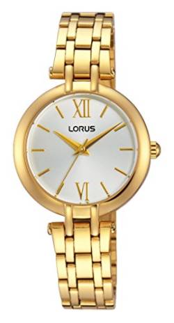 Lorus Watches Damen-Armbanduhr Fashion Analog Quarz Edelstahl beschichtet RG286KX9 von Lorus
