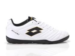 Lotto Fußballschuh Stadion 705 Tf AllWhite/Allblack/LightPlatino, Allwhite Allblack Lightplatino, 42 EU von Lotto