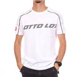 Lotto Herren T-Shirt Homme Logo Tshirt, Weiß, XL von Lotto