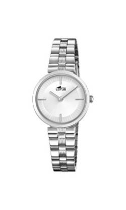 Lotus Watches Damen Datum klassisch Quarz Uhr mit Edelstahl Armband 18541/1 von Lotus Watches