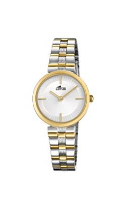 Lotus Watches Damen Datum klassisch Quarz Uhr mit Edelstahl Armband 18542/1 von Lotus Watches