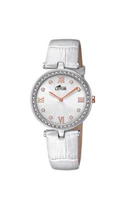 Lotus Watches Damen Datum klassisch Quarz Uhr mit Leder Armband 18462/1 von Lotus Watches